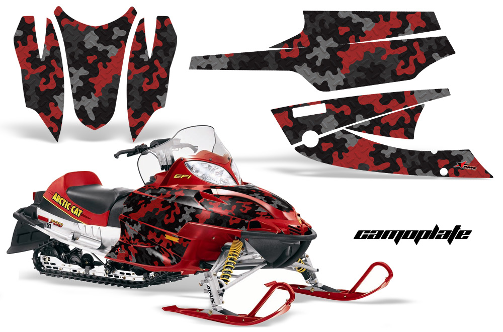 Arctic Cat Firecat Graphics Kit CP R